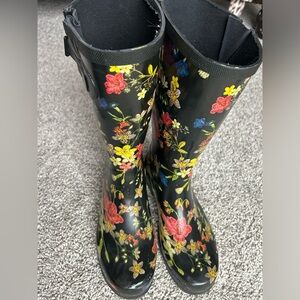 Tall rain boots